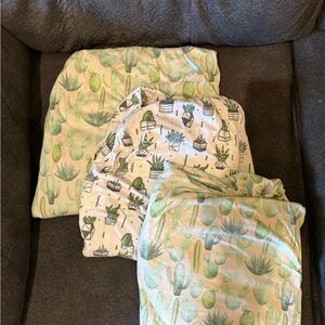 Cactus Print Fabric Set